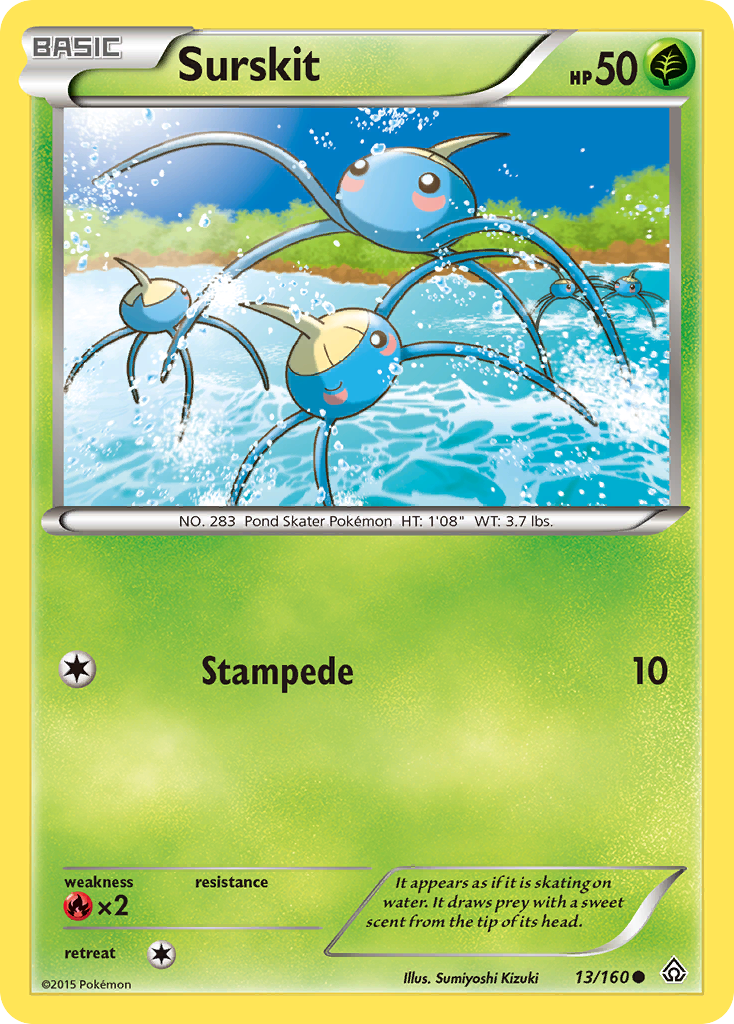 Surskit (13/160) [XY: Primal Clash] | Fandemonia Ltd