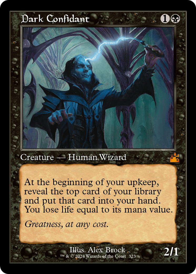 Dark Confidant (Retro Frame) [Ravnica Remastered] | Fandemonia Ltd