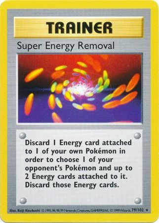 Super Energy Removal (79/102) [Base Set Shadowless Unlimited] | Fandemonia Ltd