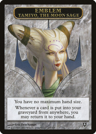 Emblem - Tamiyo, The Moon Sage [Avacyn Restored Tokens] | Fandemonia Ltd