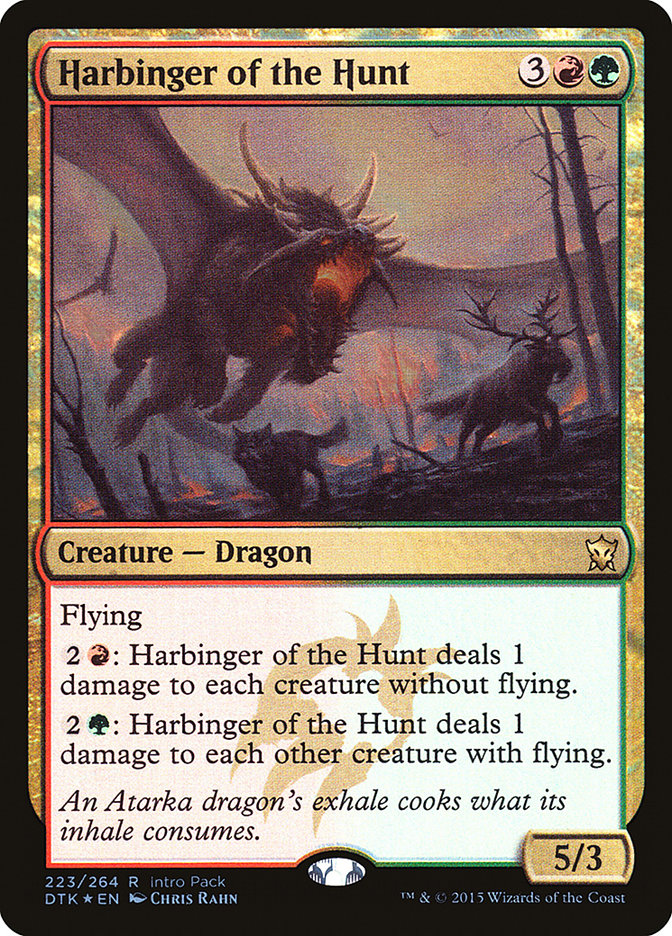 Harbinger of the Hunt (Intro Pack) [Dragons of Tarkir Promos] | Fandemonia Ltd