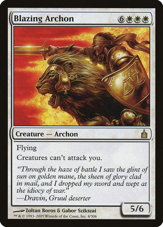 Blazing Archon [Ravnica: City of Guilds] | Fandemonia Ltd