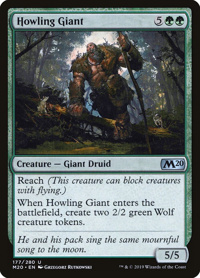 Howling Giant [Core Set 2020] | Fandemonia Ltd