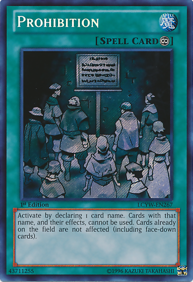 Prohibition [LCYW-EN267] Secret Rare | Fandemonia Ltd