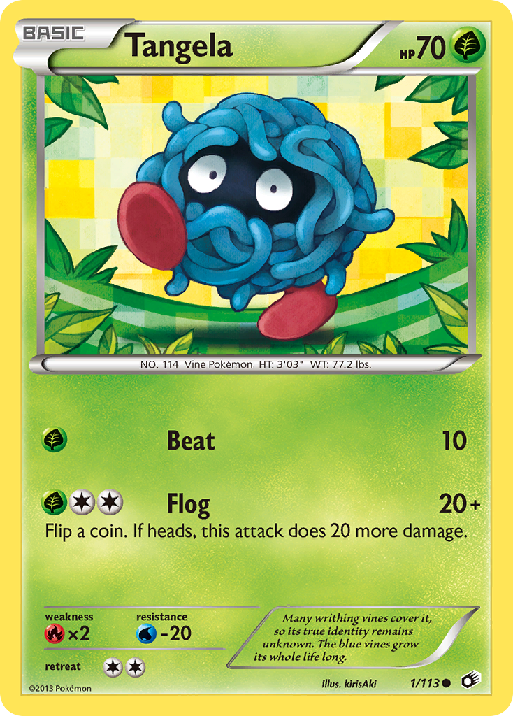 Tangela (1/113) [Black & White: Legendary Treasures] | Fandemonia Ltd