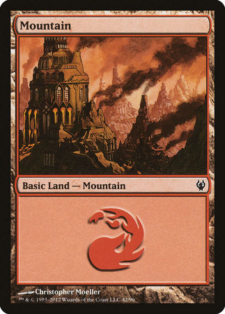 Mountain (42) [Duel Decks: Izzet vs. Golgari] | Fandemonia Ltd