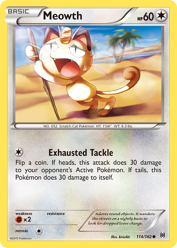 Meowth (114/162) [XY: BREAKthrough] | Fandemonia Ltd