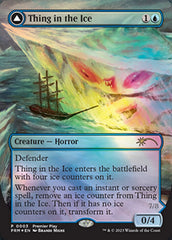 Thing in the Ice // Awoken Horror (Borderless Alternate Art) [Regional Championship Qualifiers 2023] | Fandemonia Ltd