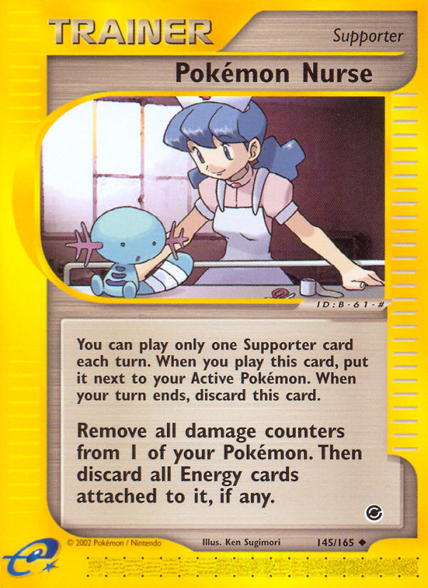 Pokemon Nurse (145/165) [Expedition: Base Set] | Fandemonia Ltd