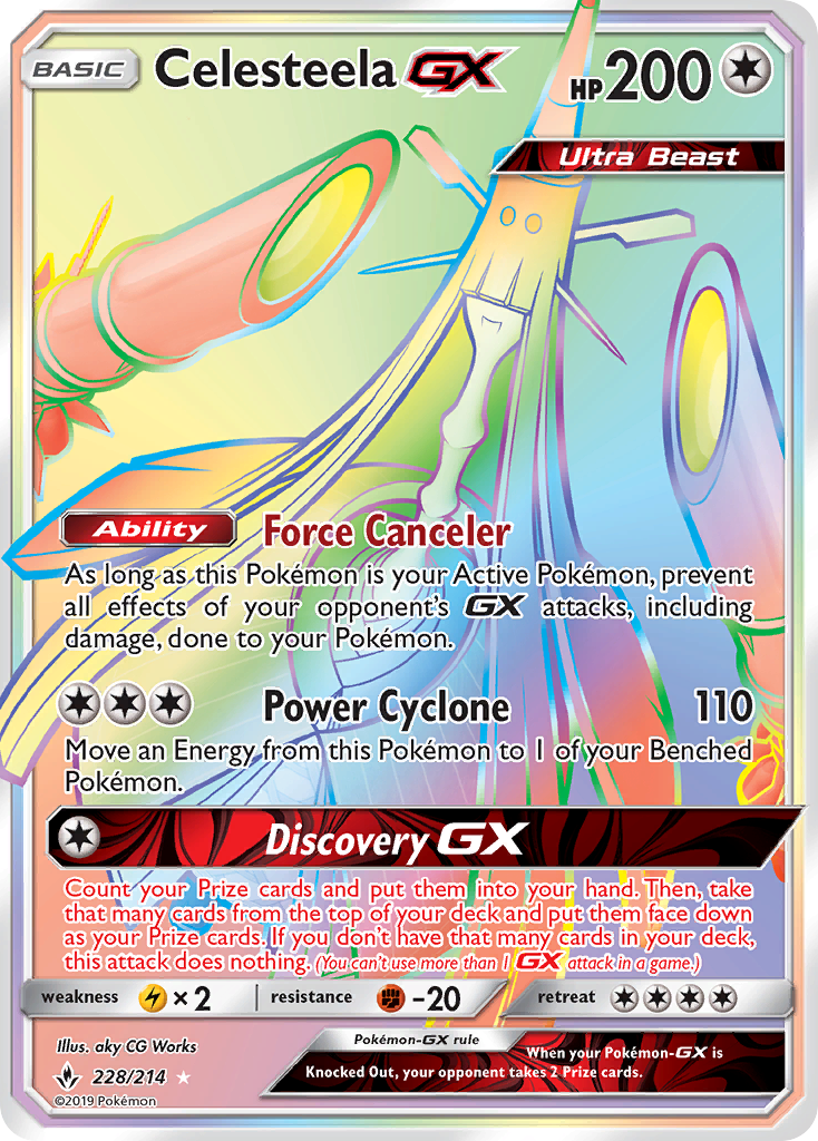 Celesteela GX (228/214) [Sun & Moon: Unbroken Bonds] | Fandemonia Ltd