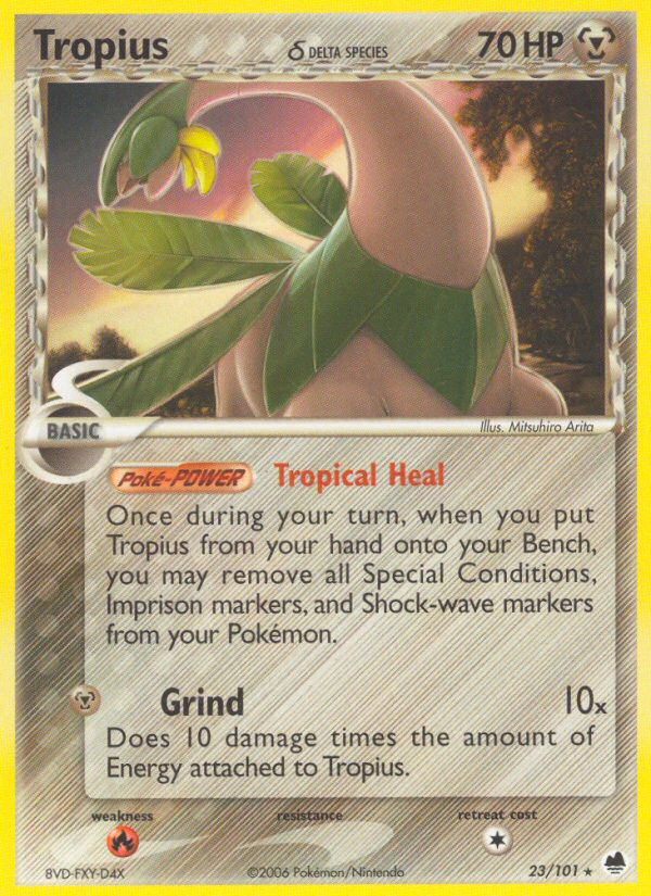 Tropius (23/101) (Delta Species) [EX: Dragon Frontiers] | Fandemonia Ltd