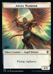 Kor Warrior // Angel Warrior Double-sided Token [Commander Legends: Battle for Baldur's Gate Tokens] | Fandemonia Ltd