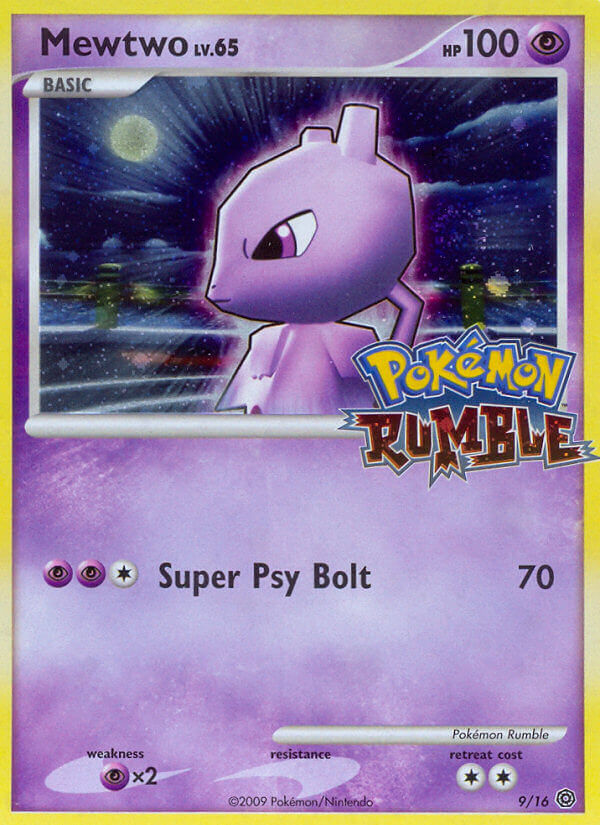 Mewtwo (9/16) [Pokémon Rumble] | Fandemonia Ltd