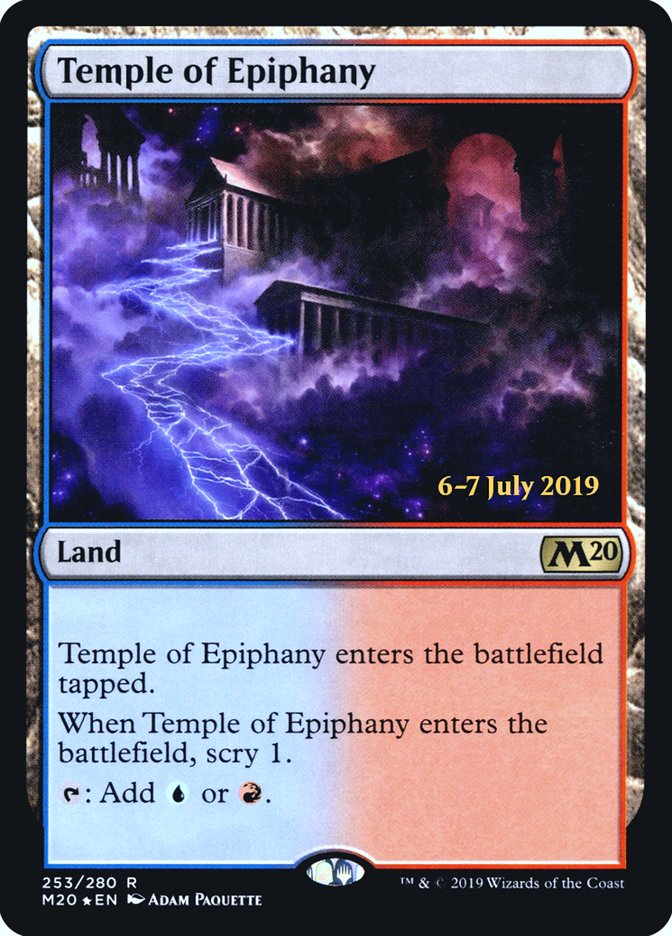 Temple of Epiphany  [Core Set 2020 Prerelease Promos] | Fandemonia Ltd