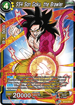 SS4 Son Goku, the Brawler (BT14-095) [Cross Spirits] | Fandemonia Ltd