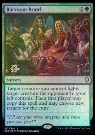 Barroom Brawl [Commander Legends: Battle for Baldur's Gate Prerelease Promos] | Fandemonia Ltd