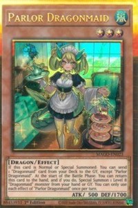 Parlor Dragonmaid [MAGO-EN023] Gold Rare | Fandemonia Ltd