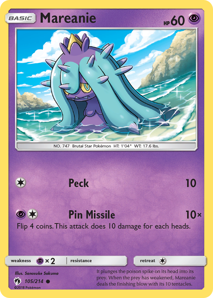 Mareanie (105/214) [Sun & Moon: Lost Thunder] | Fandemonia Ltd