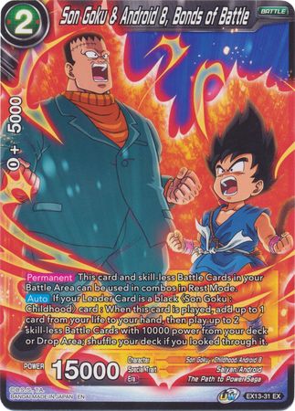 Son Goku & Android 8, Bonds of Battle [EX13-31] | Fandemonia Ltd