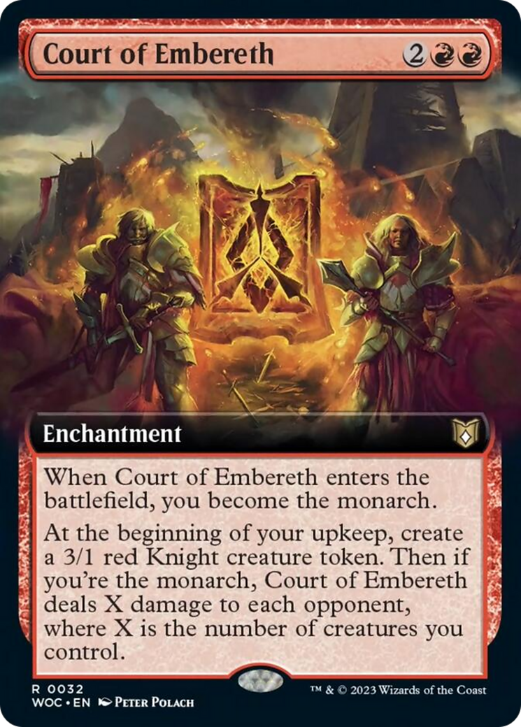 Court of Embereth (Extended Art) [Wilds of Eldraine Commander] | Fandemonia Ltd