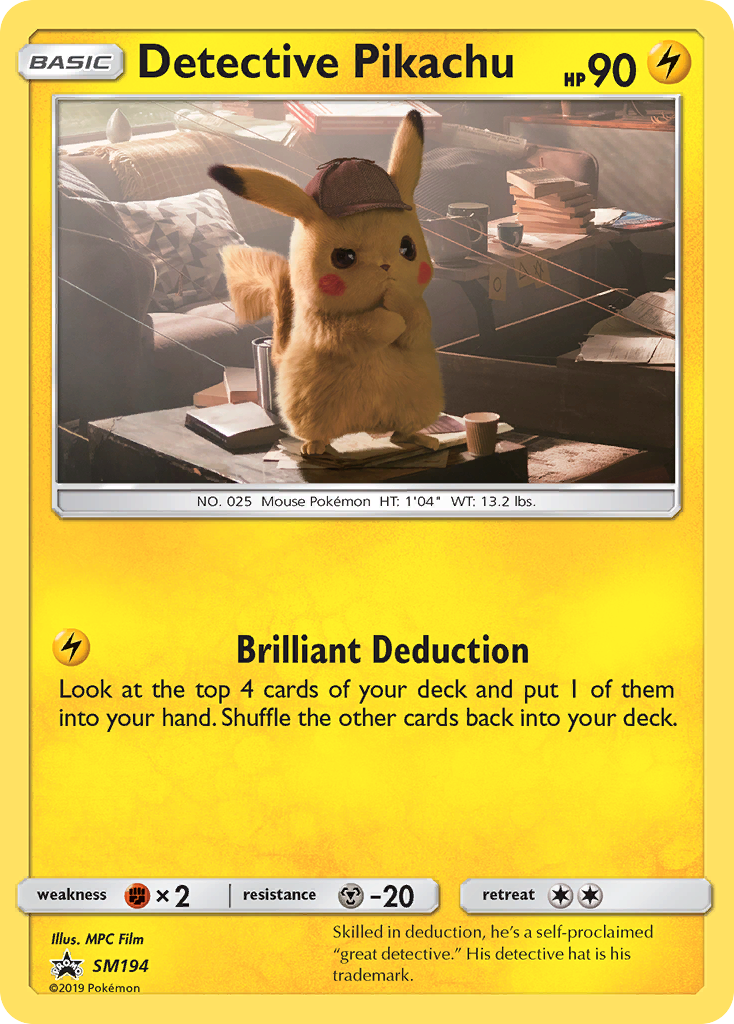 Detective Pikachu (SM194) [Sun & Moon: Black Star Promos] | Fandemonia Ltd