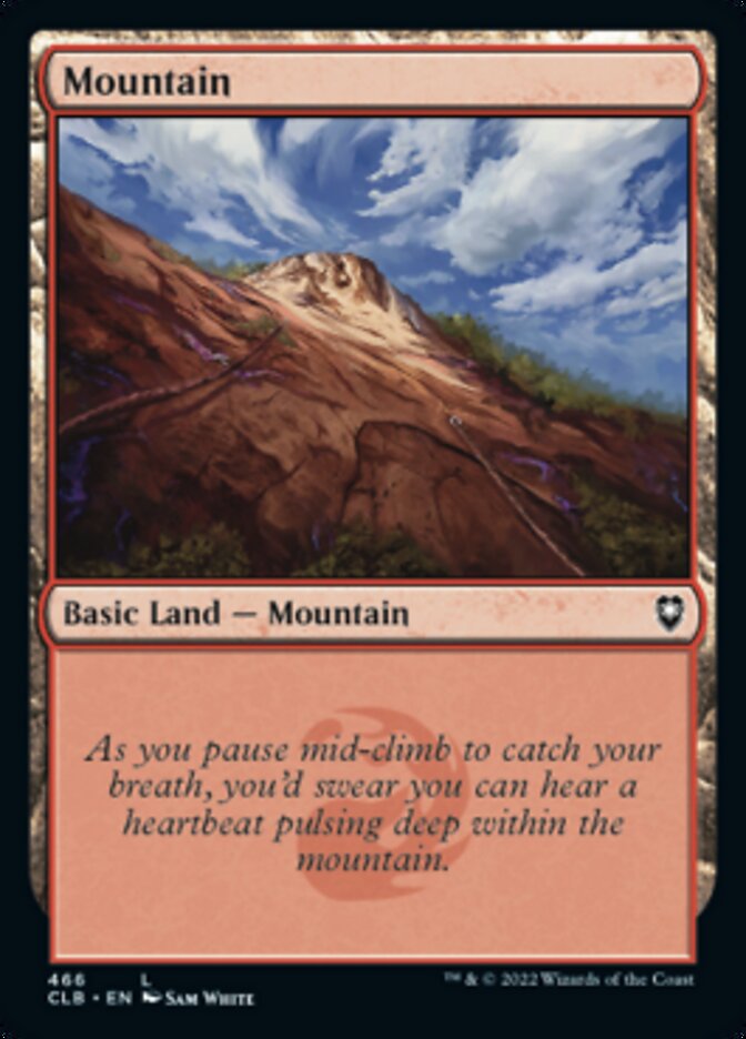 Mountain (466) [Commander Legends: Battle for Baldur's Gate] | Fandemonia Ltd