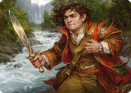 Frodo Baggins Art Card (16/81) [The Lord of the Rings: Tales of Middle-earth Art Series] | Fandemonia Ltd