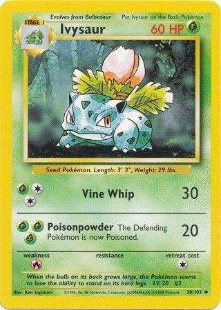 Ivysaur (30/102) [Base Set Unlimited] | Fandemonia Ltd