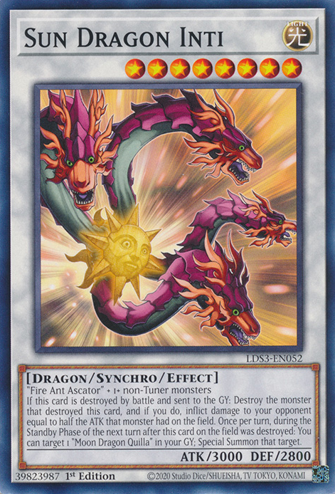 Sun Dragon Inti [LDS3-EN052] Common | Fandemonia Ltd