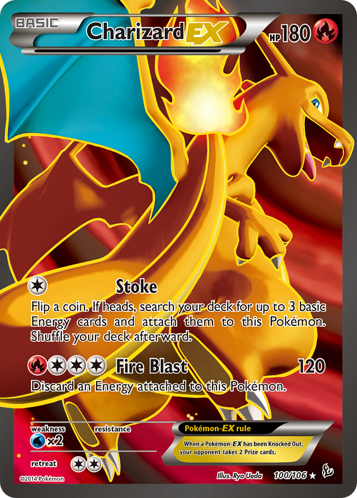 Charizard EX (100/106) [XY: Flashfire] | Fandemonia Ltd