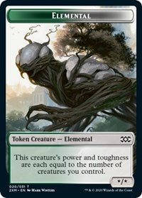 Elemental // Shapeshifter Double-sided Token [Double Masters Tokens] | Fandemonia Ltd