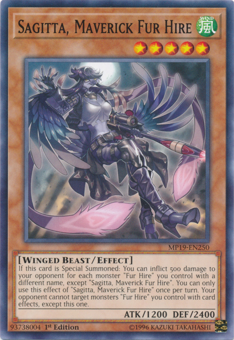 Sagitta, Maverick Fur Hire [MP19-EN250] Common | Fandemonia Ltd