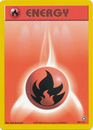 Fire Energy (107/111) [Neo Genesis Unlimited] | Fandemonia Ltd