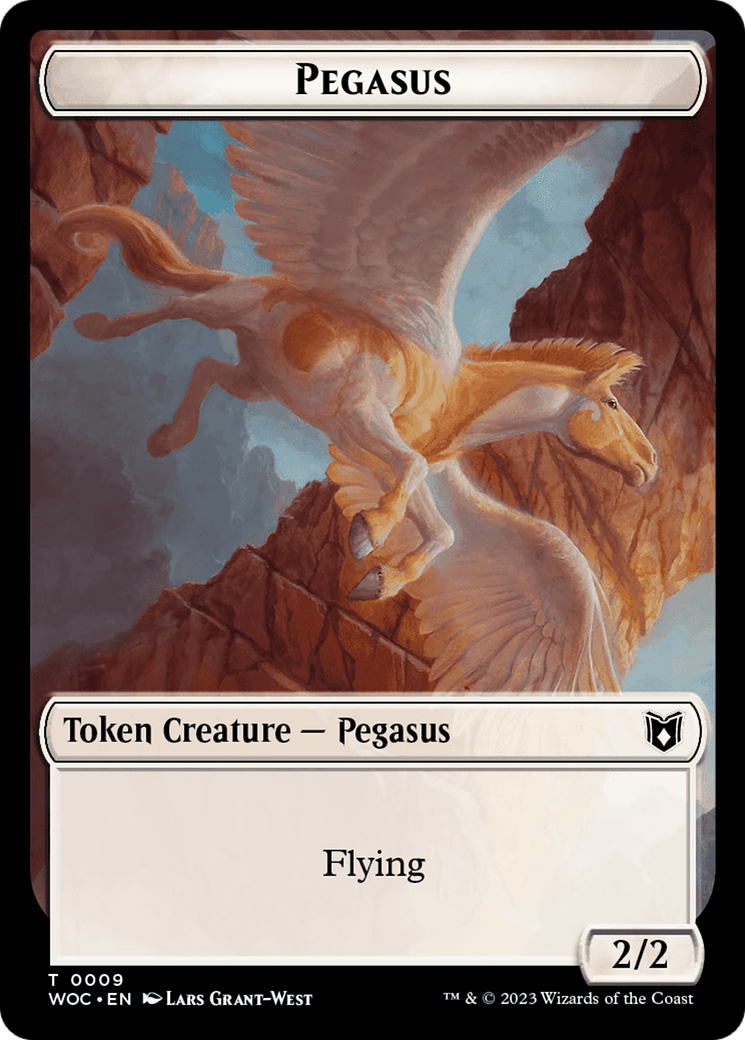 Pirate // Pegasus Double-Sided Token [Wilds of Eldraine Commander Tokens] | Fandemonia Ltd