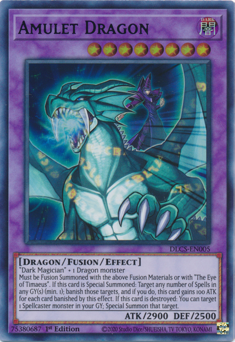 Amulet Dragon (Purple) [DLCS-EN005] Ultra Rare | Fandemonia Ltd