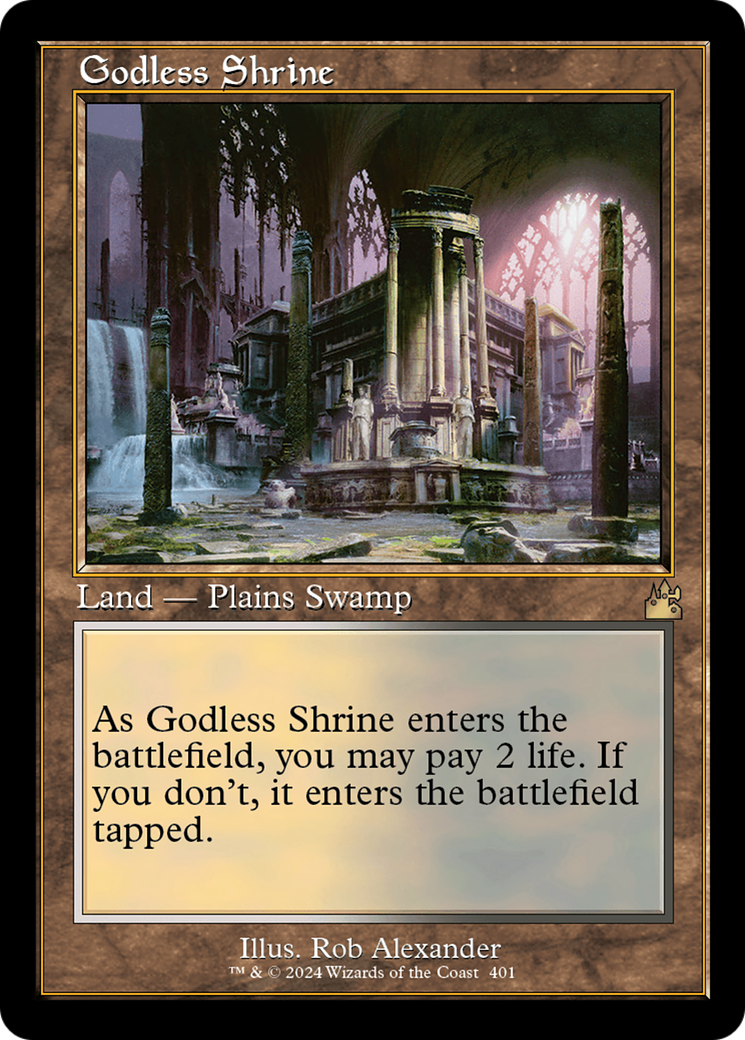 Godless Shrine (Retro) [Ravnica Remastered] | Fandemonia Ltd