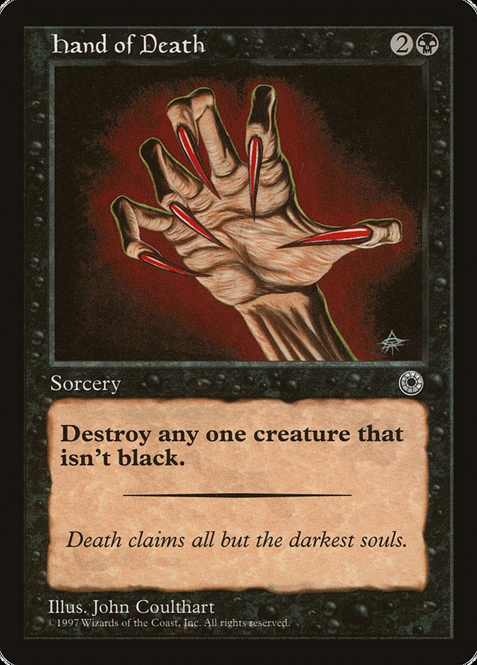 Hand of Death (Without Creature Color Explanation) [Portal] | Fandemonia Ltd