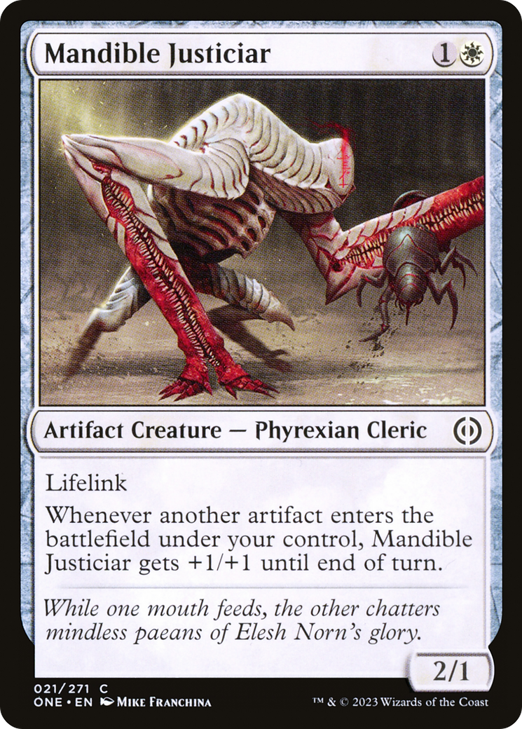 Mandible Justiciar [Phyrexia: All Will Be One] | Fandemonia Ltd