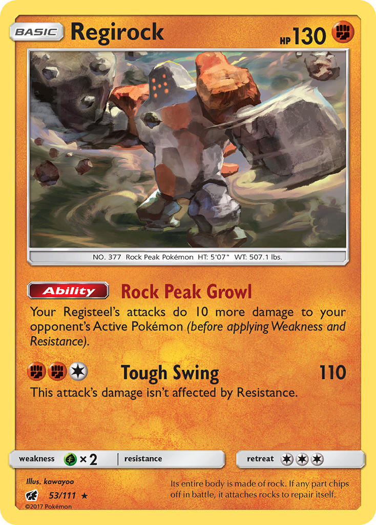 Regirock (53/111) [Sun & Moon: Crimson Invasion] | Fandemonia Ltd