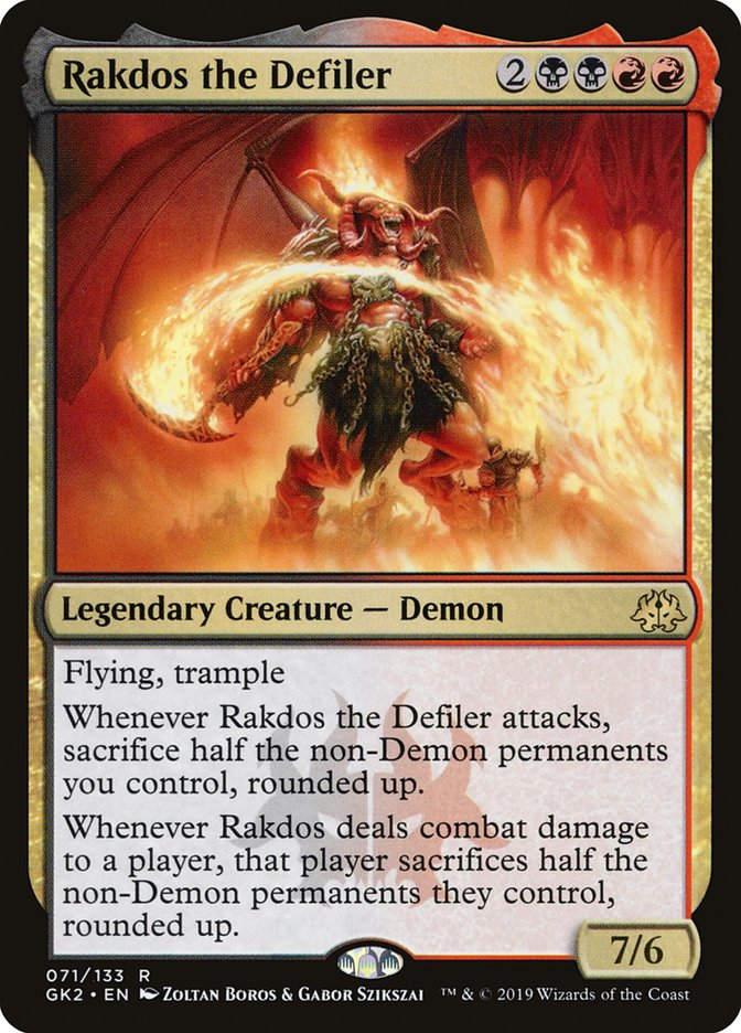 Rakdos the Defiler [Ravnica Allegiance Guild Kit] | Fandemonia Ltd