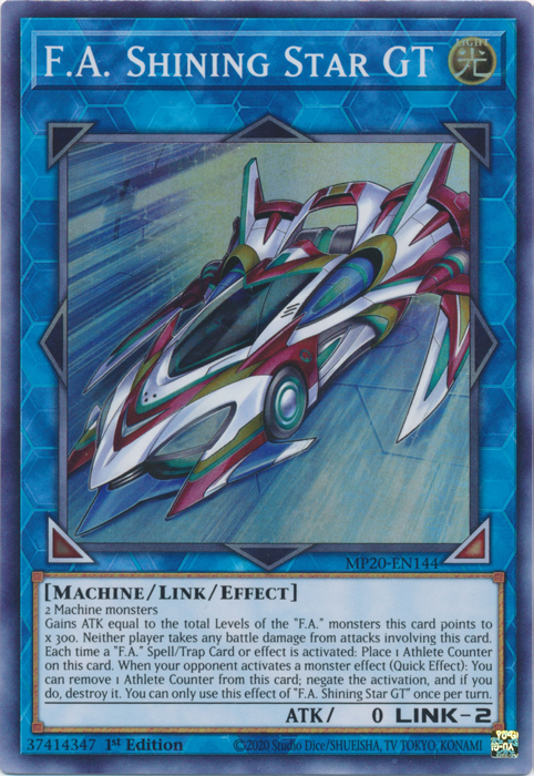 F.A. Shining Star GT [MP20-EN144] Super Rare | Fandemonia Ltd