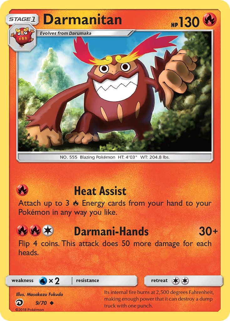 Darmanitan (9/70) [Sun & Moon: Dragon Majesty] | Fandemonia Ltd