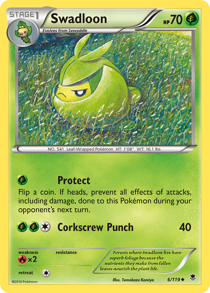 Swadloon (6/119) [XY: Phantom Forces] | Fandemonia Ltd