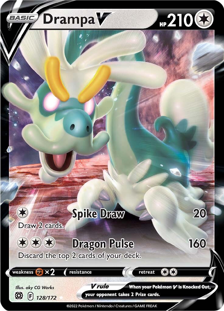 Drampa V (128/172) [Sword & Shield: Brilliant Stars] | Fandemonia Ltd