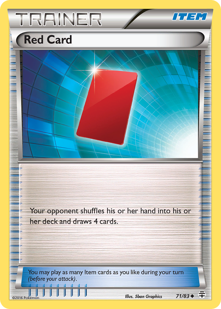 Red Card (71/83) [XY: Generations] | Fandemonia Ltd