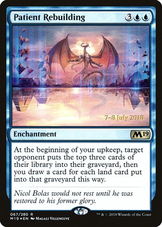 Patient Rebuilding [Core Set 2019 Promos] | Fandemonia Ltd