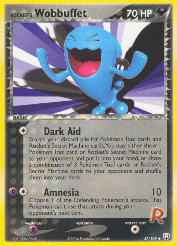 Rocket's Wobbuffet (47/109) [EX: Team Rocket Returns] | Fandemonia Ltd