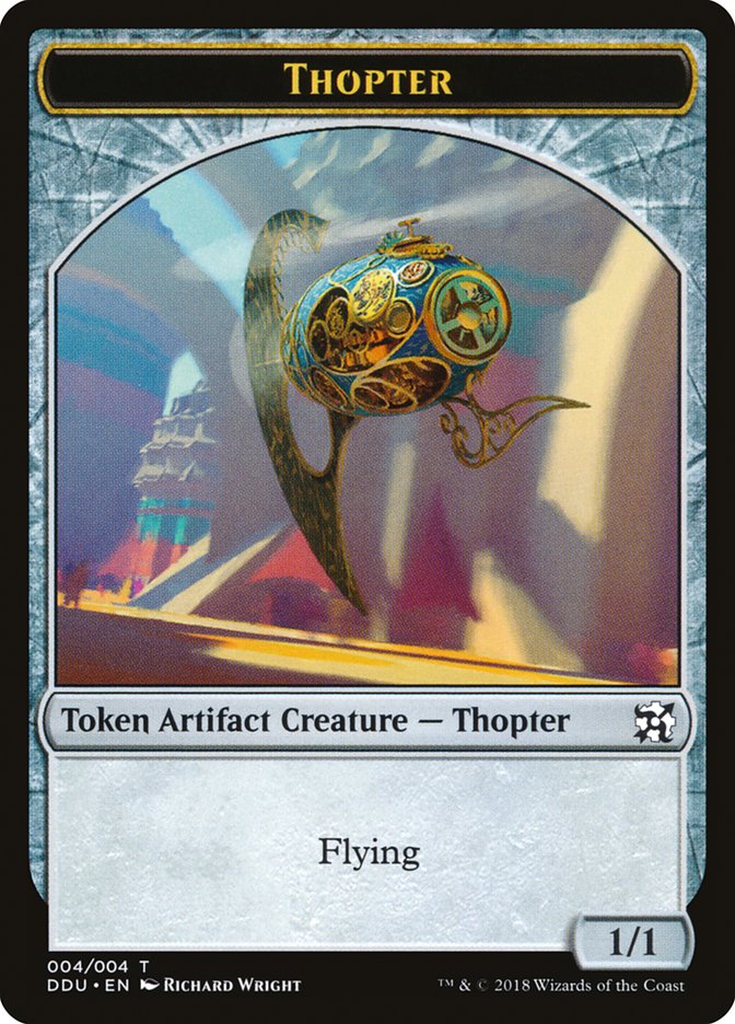 Thopter (004/004) [Duel Decks: Elves vs. Inventors Tokens] | Fandemonia Ltd