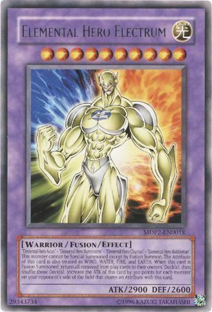 Elemental Hero Electrum (Redemption Replacement) [MDP2-EN001K] Rare | Fandemonia Ltd