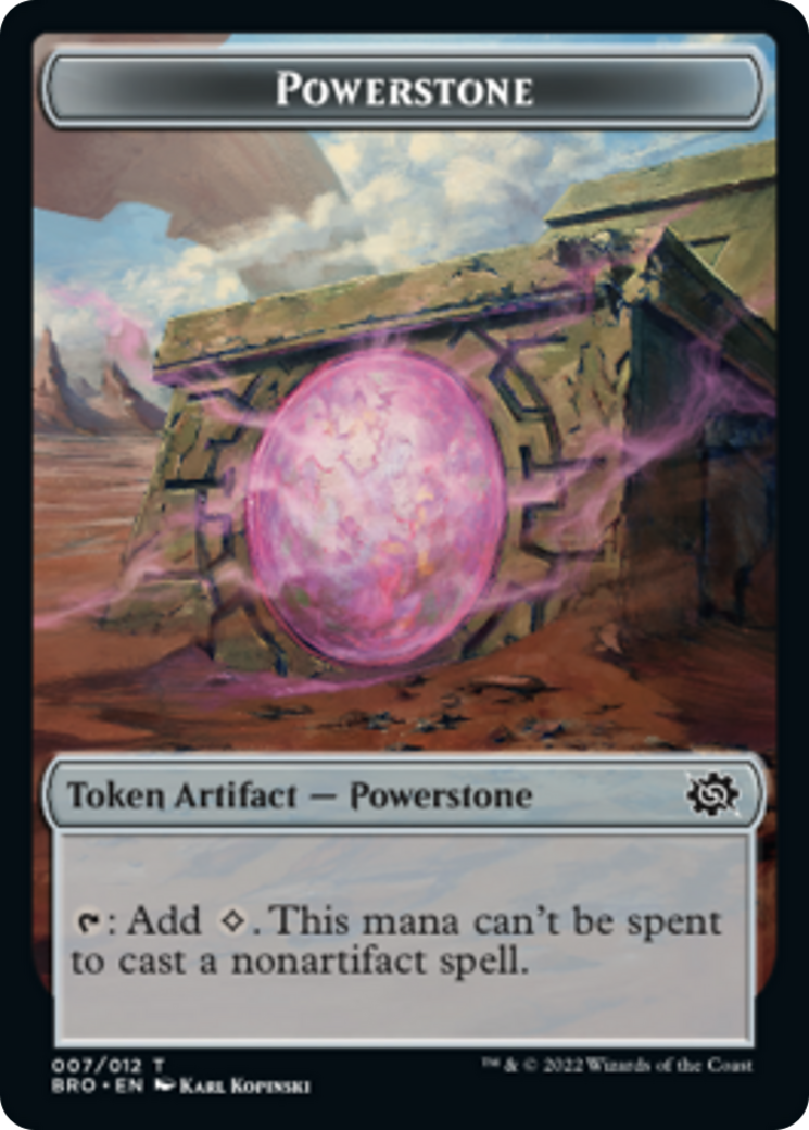 Powerstone Token [The Brothers' War Tokens] | Fandemonia Ltd